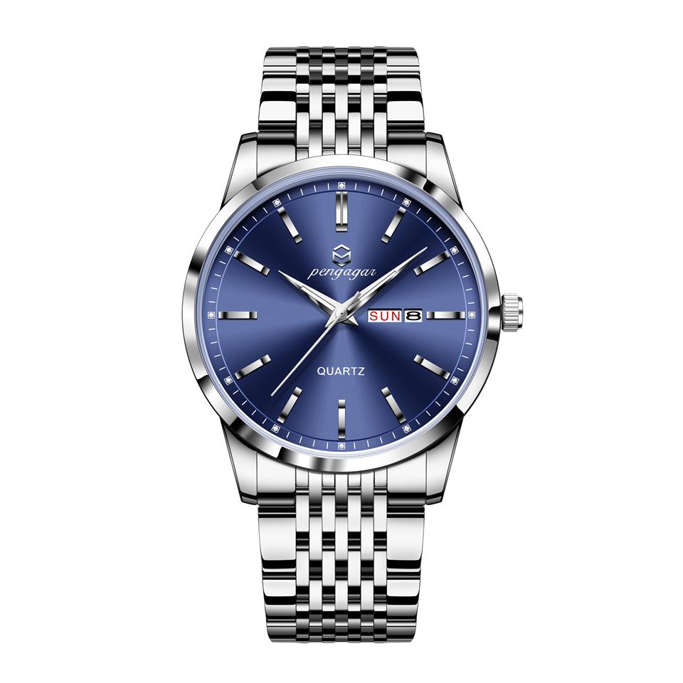 Top Brand Luxury Man Wristwatch Waterproof Luminous Date Men Watches Stainless Steel Quartz Watch