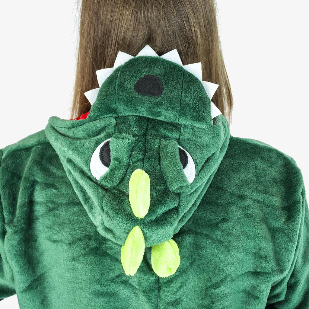 Herren Einteiler Dinosaurier Pyjama Kigurumi Kostüm Onesie s Onesie Dinosaurier Kostüm - S
