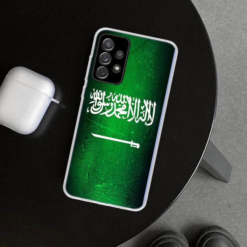 Königreich Saudi-Arabien Flagge Handyhülle für Samsung Galaxy A12 A22 A32 A52 A72 A02S A51 A50S A31 A20S A10S Note 20 Ultra 1