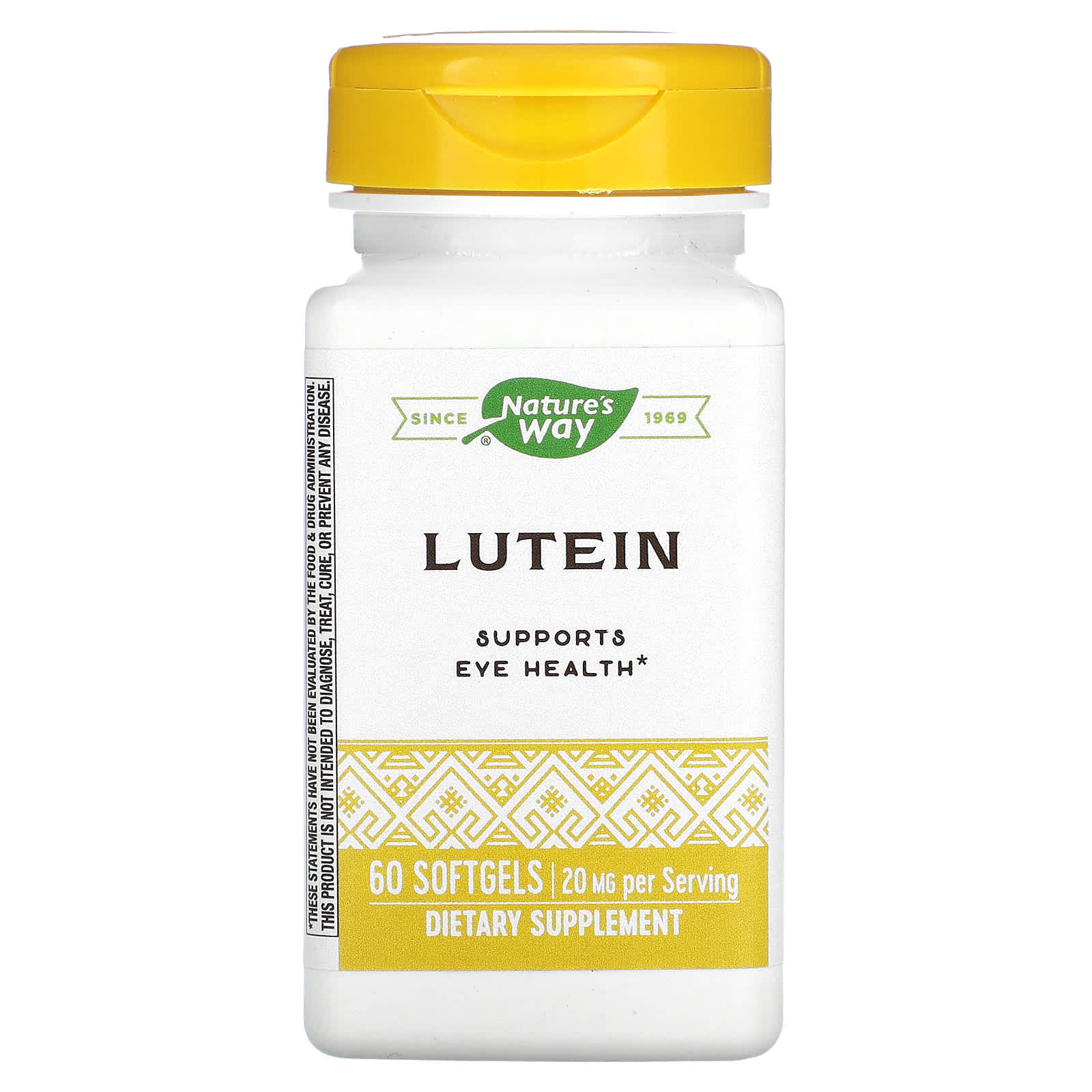 

Nature S Way, Lutein, 20Mg, 60 Softgels