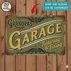 Personalized Garage Metal Sign Custom Name Logo Rustic Waterproof for Home Outdoor Wall Decor