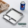 Korean Style 304 Stainless Steel Multi-purpose Compartment Plate