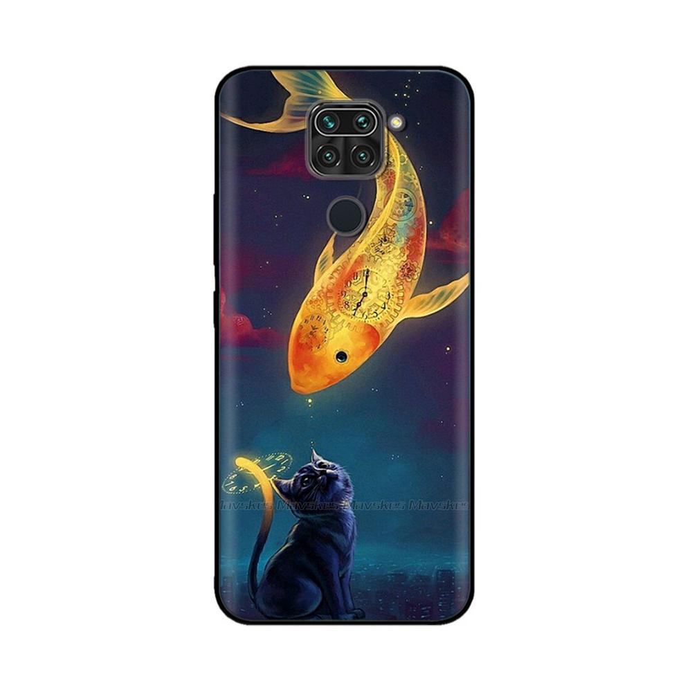 Cute Panda Back Cover For Redmi Note 9 Case For Xiaomi Redmi Note 9 Cases Note9 Soft Liquid Silicone Full Coverage Phone Case