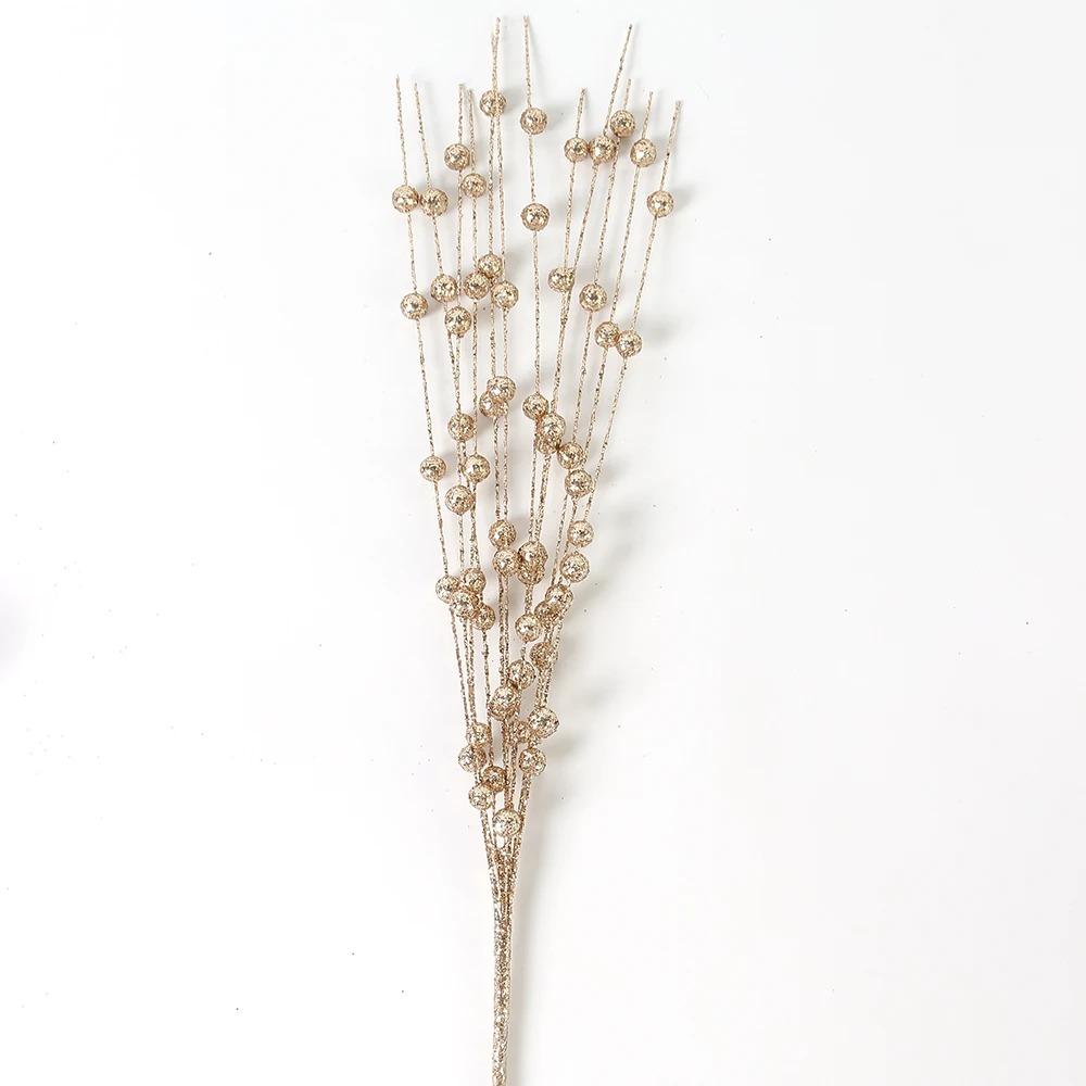 1/3 Stück Künstlicher Beerenstrauß 40CM Kunstpflanze Weihnachtsbaumdekoration für Zuhause Zimmer Vasendeko Neujahrsornamente Zubehör