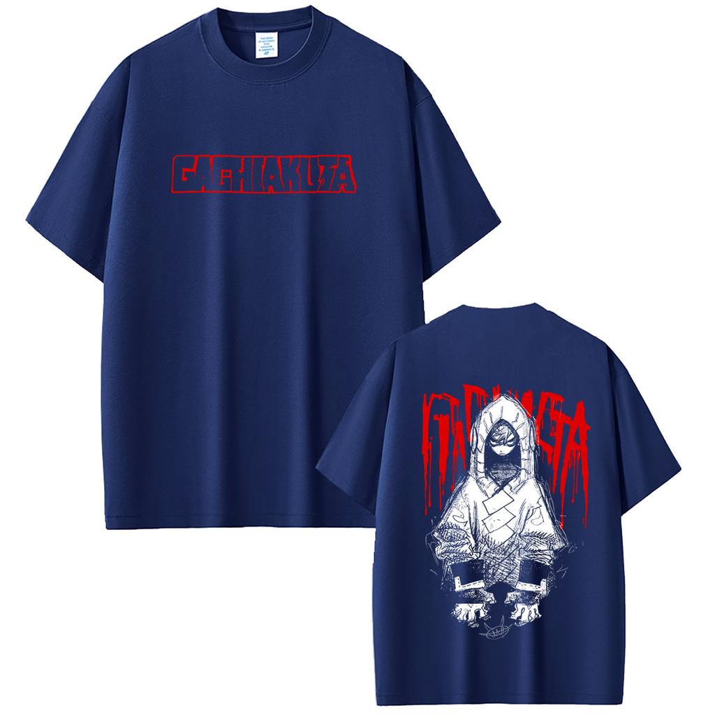 2026 Gachiakuta Unisex Short Sleeve T Shirt Front Back Print Manga Character Graphic Tee Summer Harajuku Streetwear O Neck Oversized Cotton Tops