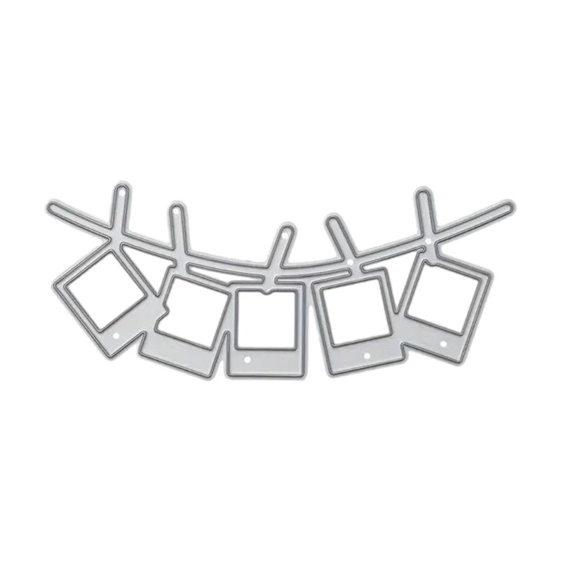 

Metal Cutting Dies Photo Frame Die Cuts Templates Molds Embossing Stencils for Album Scrapbooking Paper Decoration 1