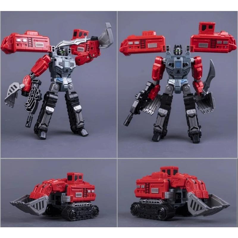 40cm New Transformation Action Figure Toys Movie Crane Scraper Engineering Vehicle Collection Robot Model IN LIJIANG 7 1 kids Poseable Articulated