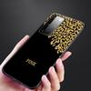 Custodia per telefono con stampa Leopard Love per Samsung Galaxy S22 Pro S21 S20 Ultra FE S10 Lite 5G S10E S9 S8 Plus Cover nera in TPU morbido