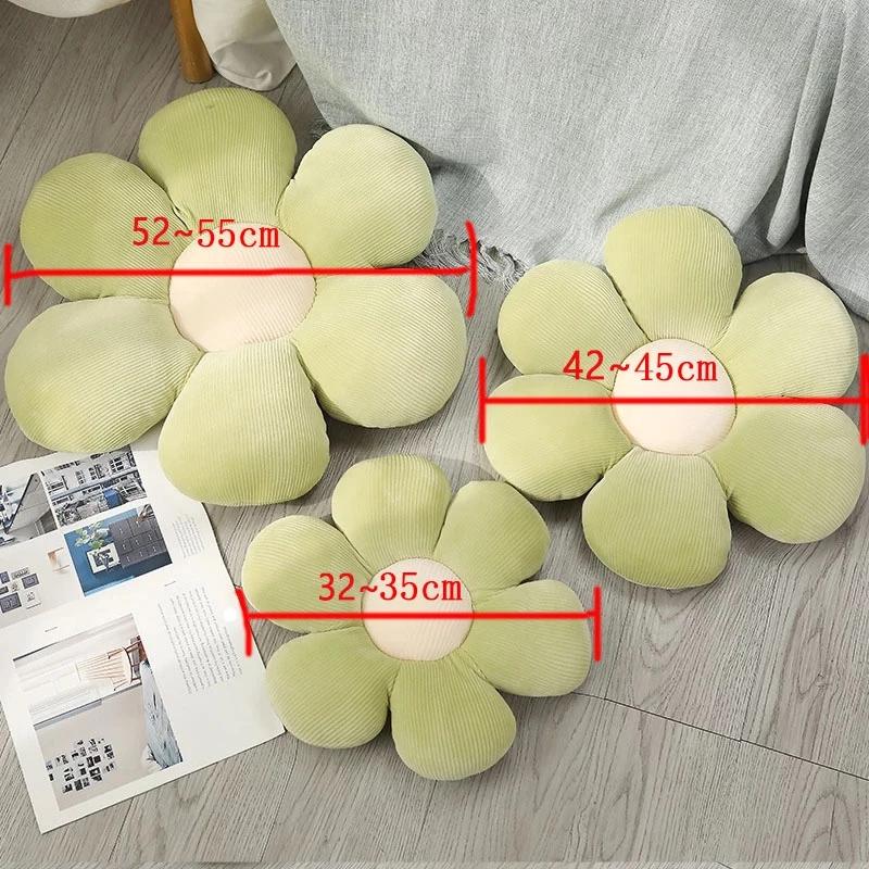 Blume Plüsch Dekokissen Weiche Pflanze Cartoon Stuhlkissen Wohnzimmer Schlafzimmer Home Dekorative Kissen Sofakissen Geburtstagsgeschenke