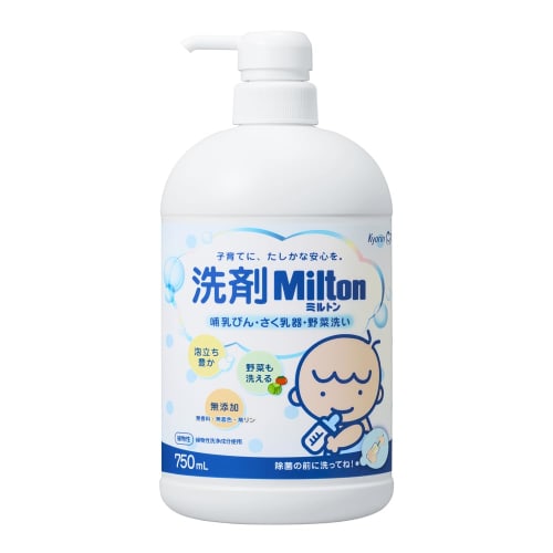 

Milton Detergent for Baby Bottles, Breast Pumps, and Vegetables, Additive-Free, 750ml
