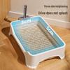 Splash-Proof High-Sided Dog Toilet for Teddy and Poodle - Easy To Clean Pet Loo