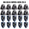 Medieval Castle Wolf Shield Building Blocks Military Knight Dragon Warrior Soldier Figures Accessories Weapon Helmet Bricks Toys