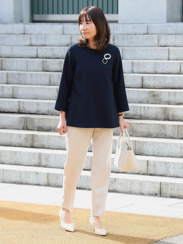 B:MING LIFE STORE by BEAMS/Pants B:MING by BEAMS Center Press Pants Women's Beige Medium