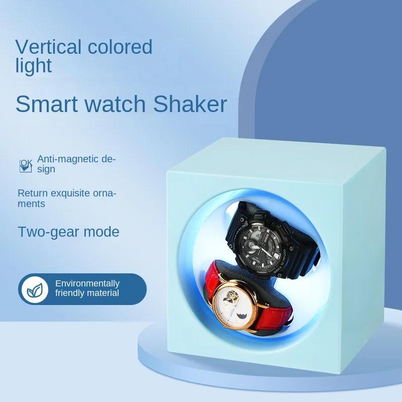 Mechanical Watch Winder Box Movement Silent Automatic Rotator Wrist Watches Showcase USB Support The Use of No. 5 Dry Battery