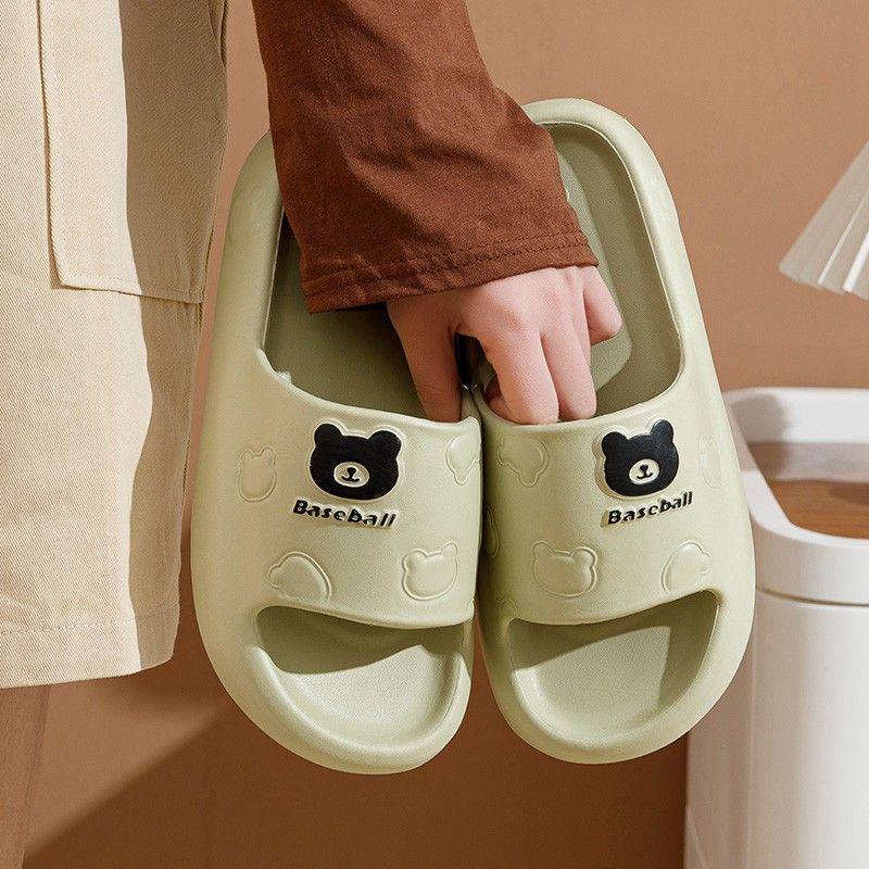 Women's Summer Slippers: Thick-Soled, Non-Slip, Quiet, Deodorant, Versatile for Couples, Perfect for Indoor Use.