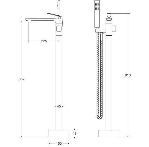Смеситель Besco Aspira золото (BWAZL)