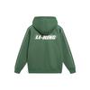Li Ning Lettered Cardigan Hooded Long Sleeve Sports Jacket Unisex Jacket Fog-Pine-Green AWDU857-2