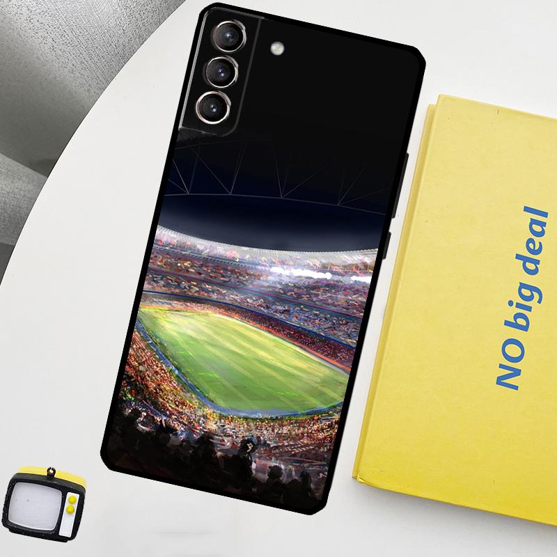 Soccer Stadium Phone Case For Samsung Galaxy S25 Ultra S20 S21 S22 S23 Plus S24 Ultra S9 S10 S25 FE Cover