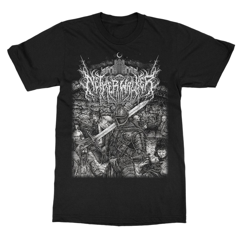 Netherwalker Crystal Knight Band TShirt Cotton Graphic Tee Unisex Women Summer Streetwear Top