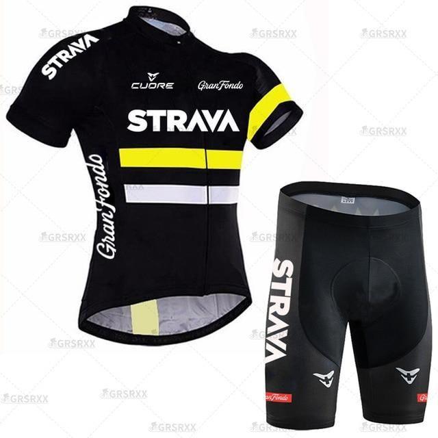 Completo da ciclismo a maniche corte, ad asciugatura rapida, abbigliamento da ciclismo traspirante