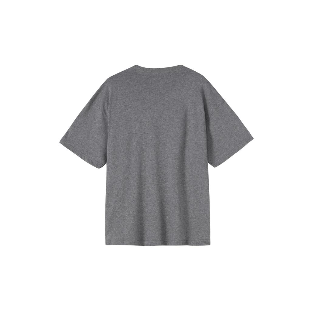 Jordan Flight Essentials Einfarbiges Logo-Patch Locker Geschnitten Rundhalsausschnitt Halbarm T-Shirt Herren Oberteile Carbongrau DZ7314-091