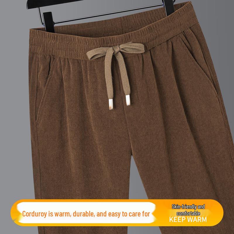 

MONTAGUT Men s Corduroy Slim Fit Casual Pants XL