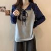 Women's Plus Size Polo Neck Hoodie: Autumn/Winter Korean Style, Loose Raglan Long Sleeve, Slimming Base Top for a Flattering Look