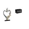 Romantic Couple Figurine Desktop Ornament with Remote Control Holder Retro Organizer for Bedroom