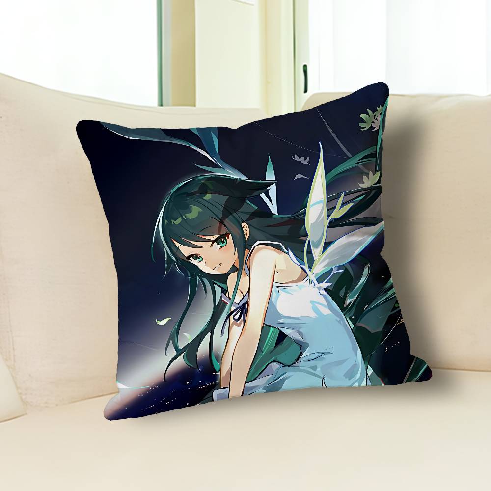S-Saya No U-Utas Game Pillow Cases for Bedroom Living Room Sofa Home Decor Polyester Cushion Cover with Zipper