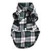 Cute Pet Dog Puppy Plaid Shirt Coat Clothes T-Shirt Top Apparel