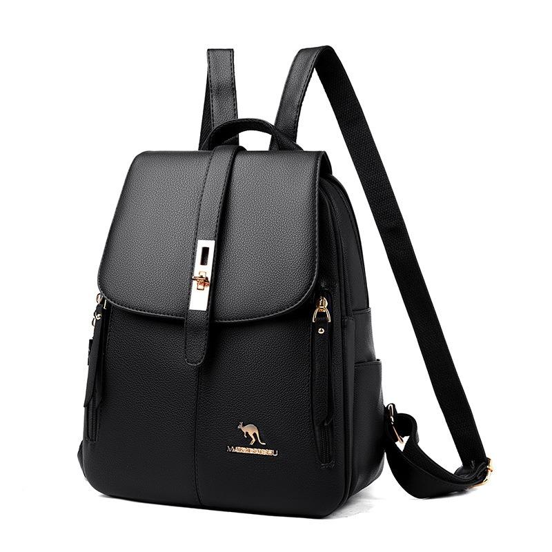 Backpack New Anti-theft Lock Backpack Trend Good Goods Women's School Bag Fashion Travel Backpack
