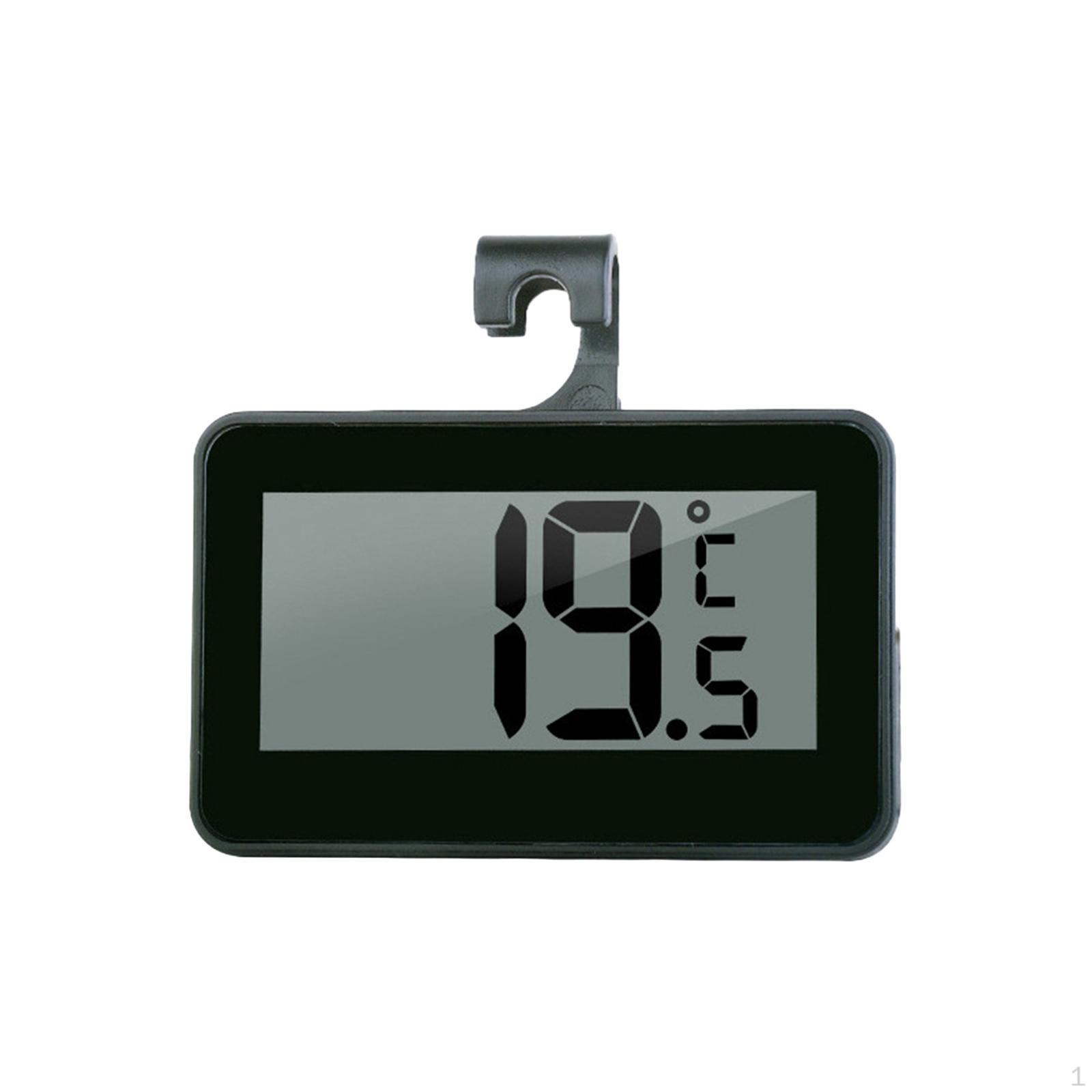 

LCD Refrigerator Thermometer Digital Adjustable Fridge for чорний