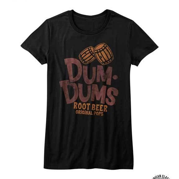 Dum Dums Candy Suckers Rootbeer Original Pops Women s Fitted T Shirt 4XL