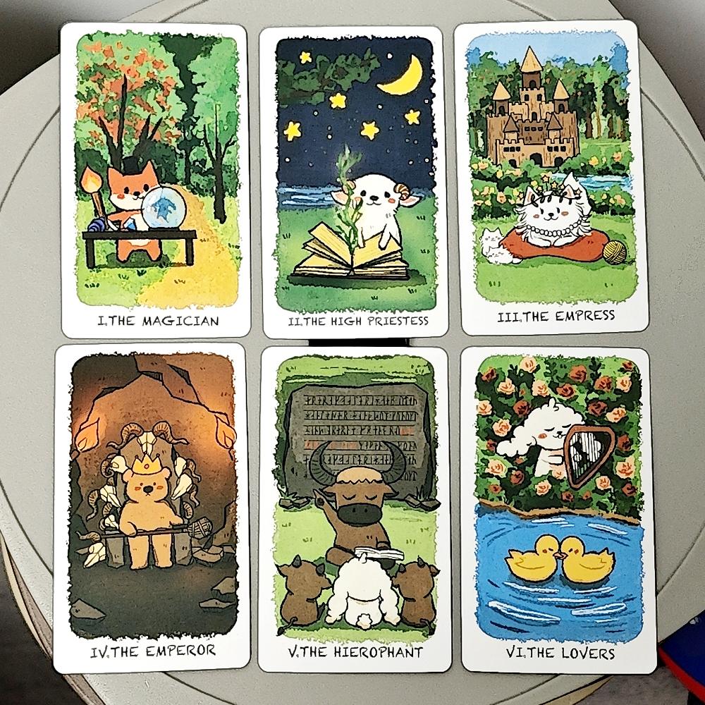 10.3*6cm BOJI Journey Tarot, A 78 Rider-Waite Tarot Deck Capturing The Tarot World Journey of BOJI