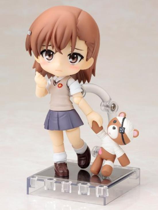 Kotobukiya A Certain Scientific Railgun S Mikoto Misaka PVC Painted Movable Figure Q-posh Non-scale