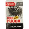 SK11 Aluminum Tool Pouch, Silver, Lightweight, with Smartphone Storage, SAT-1SL