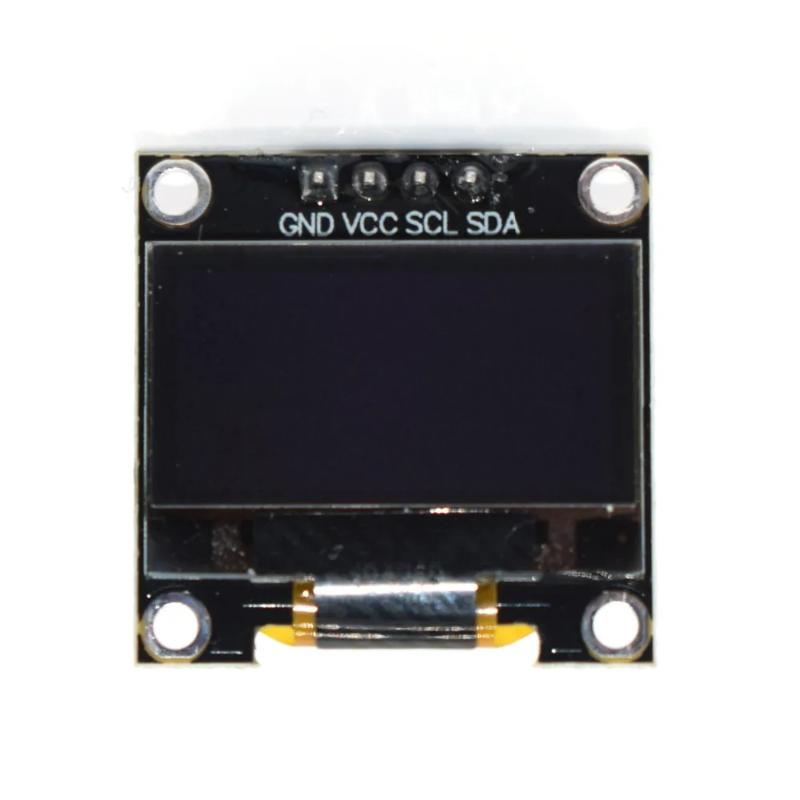 0.96 Inch 128x64 IIC 4pin OLED Display Module High Contrast Screen Board for Microcontroller Electronic Test DIY Projects
