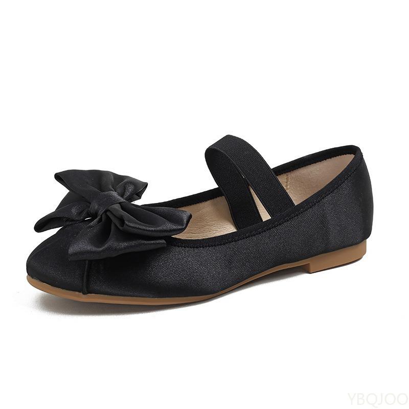 Módní motýlková mašle kulatá špička roztomilé ležérní ploché boty na jaro podzim nstyles módní všestranné neunavující pro nohy jednobotky