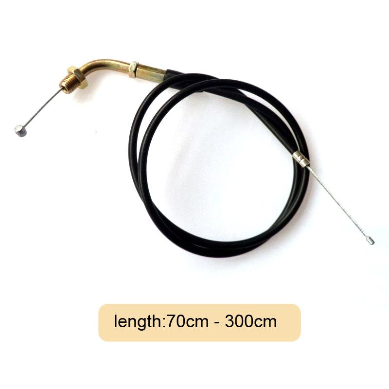 Motorcycle Throttle Cable Choke Line Length From 70cm to 300cm 8mm 10mm Thread for 50cc 70cc 90cc 110cc 125cc Dirt Pit Bike ATV 80cm