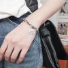 Korean Copper Dream Bracelet: Women's Retro Fashion Letter Wristband, Artistic Niche Jewelry Trend.