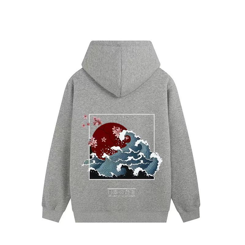 Unisex Trendiger Retro Reißverschluss Hoodie, Lässige Lockere Passform