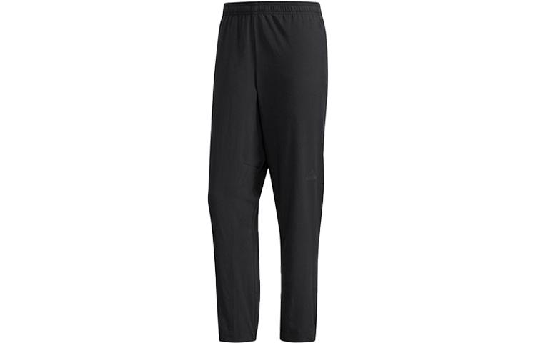 

Adidas Knitted Sweatpants Men s Moderate Straight Fit Pants DP6792 XS