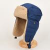 Lei Feng Hat Thickened Inner Lining Solid Color Buckle Closure Versatile Tarp Hat with Ear Protection Daily Clothing