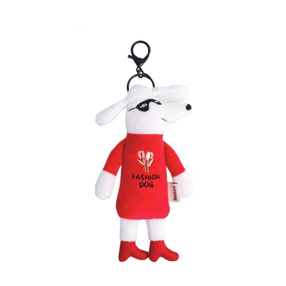 Cartoon Bag Pendant Accessories 17CM Key Rings Fashion Plush Doll Key Chains  Bag Ornaments
