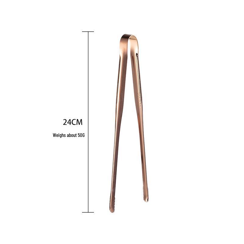 304 Stainless Steel Korean BBQ and Steak Tongs - Versatile Food and Bread Serving Tool