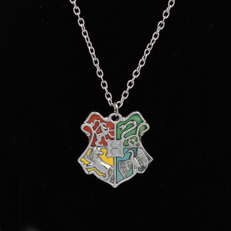 Cartoon Witchcraft Badge Pendant Necklace Jewelry Accessories