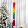 ALAN EATON 24 Inches Synthetic Rainbow Color Jumbo Braid Hair Extensions High Temperature Fiber Extensions For DIY Crochet Hair Braids