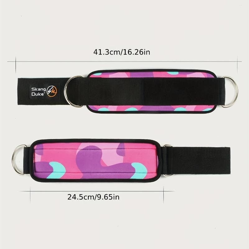 1 Piece Adjustable D-ring Ankle Strap for Cable Machines Comfortable Ankle Strap for Hip and Leg Muscle Strength Training In The Gym