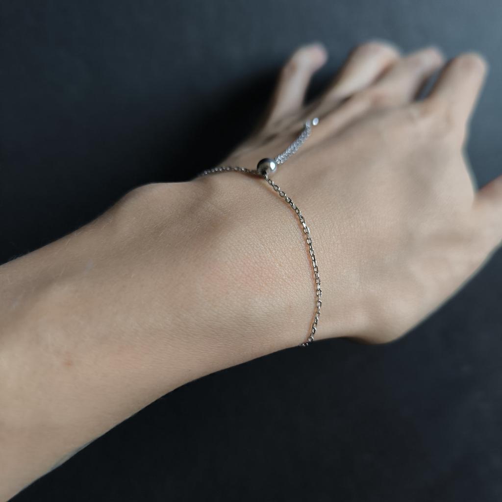 Silver Bracelet Without Stones, Item Weight 1.03 G (2208815)