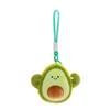 Cute Fun Plush Exercise Fruit Keychain Cartoon Simulated Fruit Stuffed Doll Backpack Pendant Decorative Key Chain Accessories